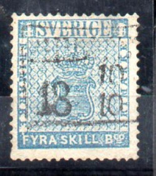 Suecia Año 1855 Nº Yvert 2 (o)